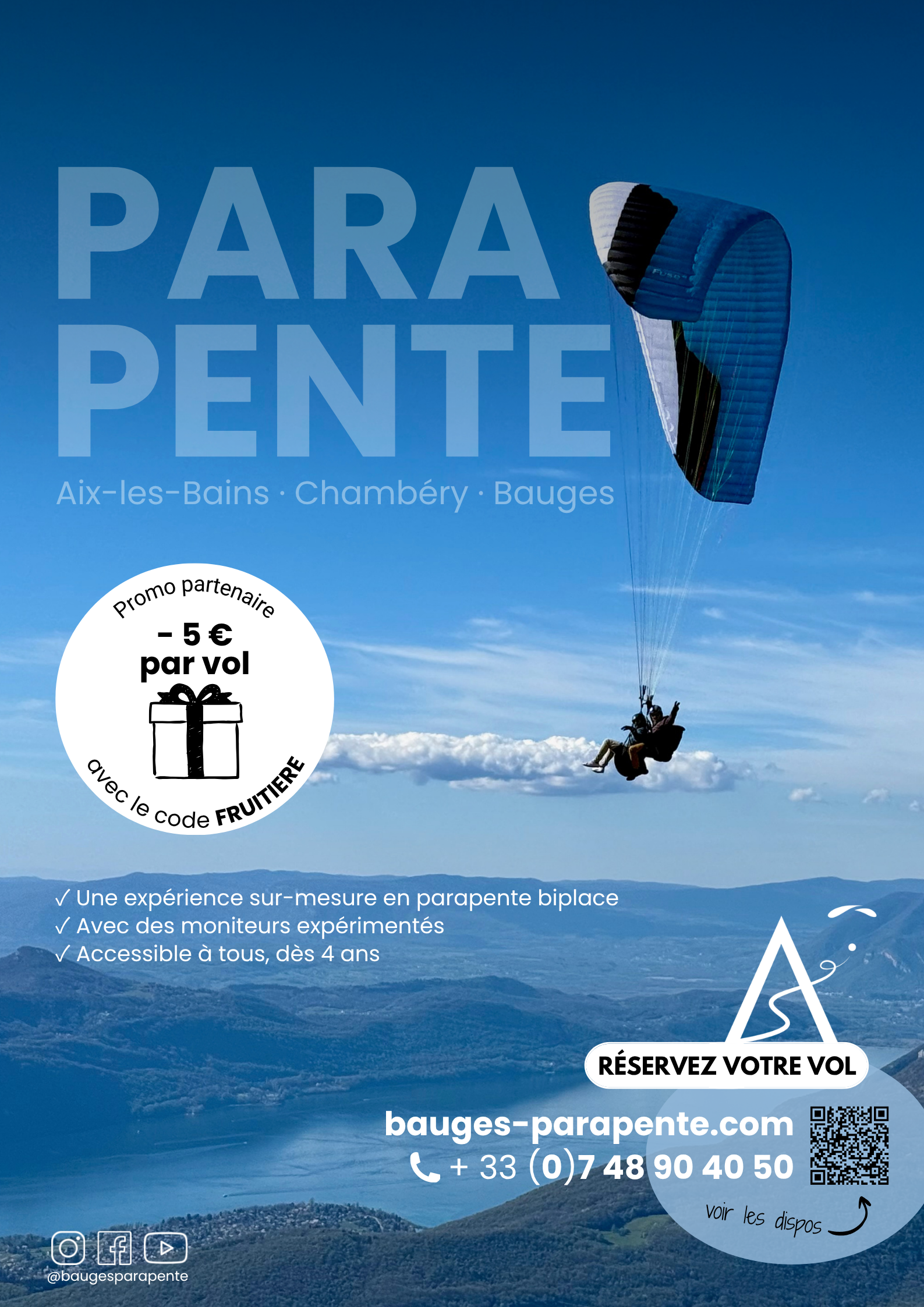 Bauges parapente